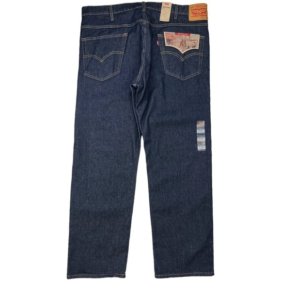NWT Levi's Mens Western Fit Heavyweight Stretch Denim Jeans Dark Rinse 40x32 - Picture 6 of 14